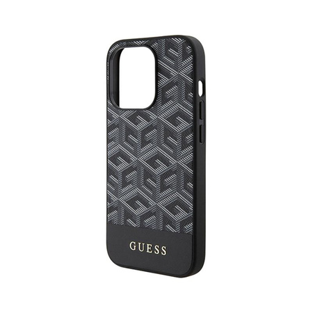Guess GCube Stripes MagSafe - iPhone 15 Pro Case (noir)