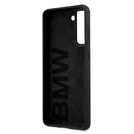 BMW Hardcase szilikon aláírással - tok Samsung Galaxy S21+ (fekete)