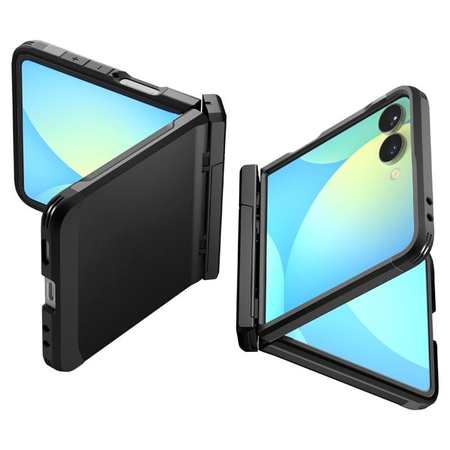 Spigen Tough Armor Pro MagSafe - Case for Samsung Galaxy Z Flip 7 (Black)