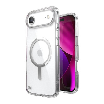 Speck Presidio Perfect Clear MagSafe - iPhone Air Tasche (Klar / Silber)