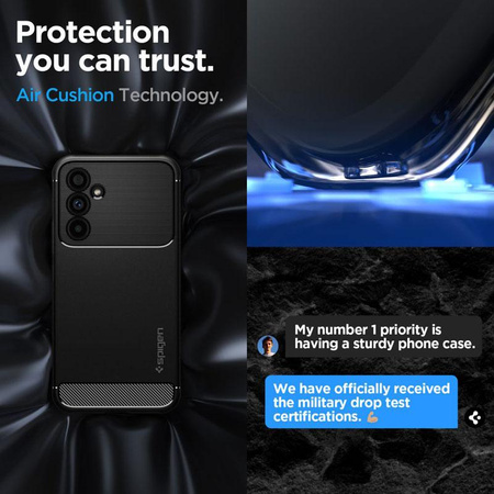 Spigen Rugged Armor - Case for Samsung Galaxy A54 5G (Black)