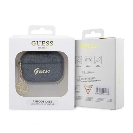 Guess 4G Charm Collection - pouzdro pro Apple AirPods Pro 2 (černé)