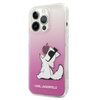 Karl Lagerfeld Choupette Fun - iPhone 13 Pro Max tok (rózsaszín)