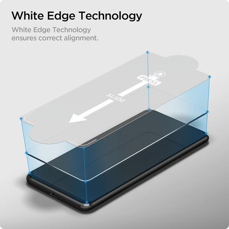 Spigen Glas.TR Slim 2-Pack - Tempered glass for Samsung Galaxy A15 4/5G / A25 5G / M15 5G (2 pieces)