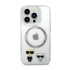 Karl Lagerfeld Karl & Choupette Aluminum MagSafe - iPhone 14 Pro Max Case (Transparent)