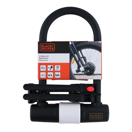 Black&Decker - Fahrradschloss / U-Lock 14x25 cm