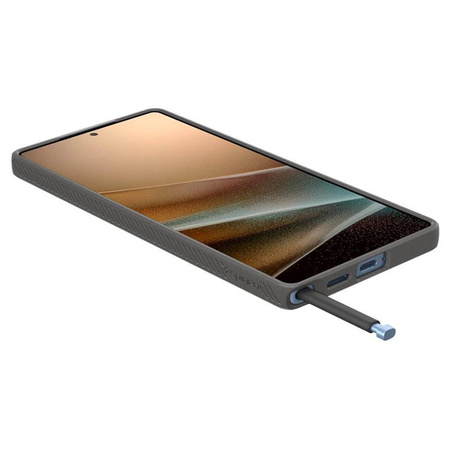 Spigen Liquid Air - Gehäuse für Samsung Galaxy S25 Ultra (Marmor Grau)