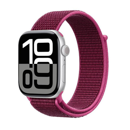 Crong Nylon - Sportovní řemínek pro Apple Watch 38/40/41/42 mm (Magenta Fusion)