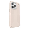 Speck Presidio2 Grip - iPhone 15 Pro Max Tasche (gebleichter Knochen / Erbstück Gold / Haselnussbraun)