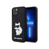 Karl Lagerfeld 3D Gummi NFT Choupette - iPhone 14 Plus Tasche (Schwarz)