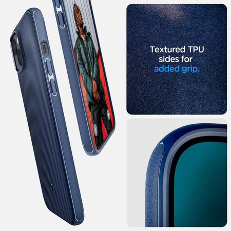 Spigen Mag Armor - Case for iPhone 14 Plus (Navy blue)