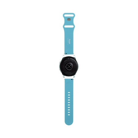 Hello Kitty Silicone Kitty Head - Bracelet universel pour smartwatch 22 mm (bleu)