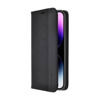 PureGear WALLET sorozat - iPhone 14 Pro Max flip tok (fekete)