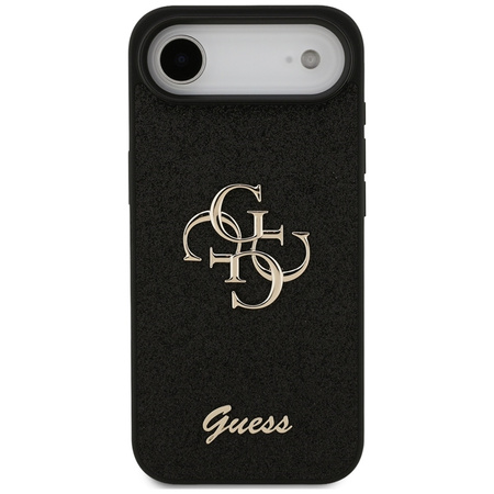 ETUI DO IPHONE AIR GUESS GLITTER ORYGINALNE CZARNE ELEGANCKIE MODNE CASE