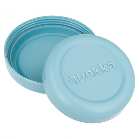 Quokka Bubble Food Jar - Műanyag ételhordó / uzsonnás doboz 500 ml (Akvarell levelek)