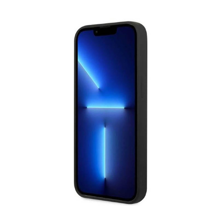 Guess szilikon logólemez MagSafe - iPhone 13 Pro tok (fekete)