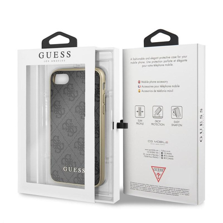 Guess 4G Charms Collection - iPhone iPhone SE 2022 / SE 2020 / 8 / 7 (gray) Case