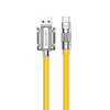 WEKOME WDC-186 Wingle sorozat - USB-A USB-C gyors töltő csatlakozókábel 1 m (sárga)
