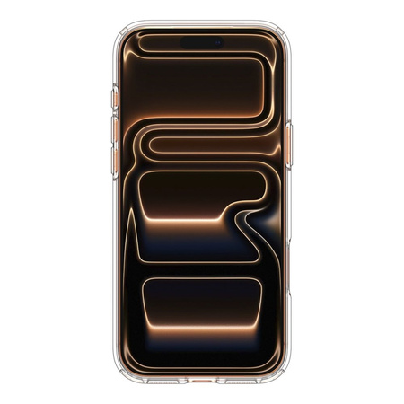 Spigen Ultra Hybrid Mag MagSafe - Case for iPhone 17 Pro Max (Clear/Orange)