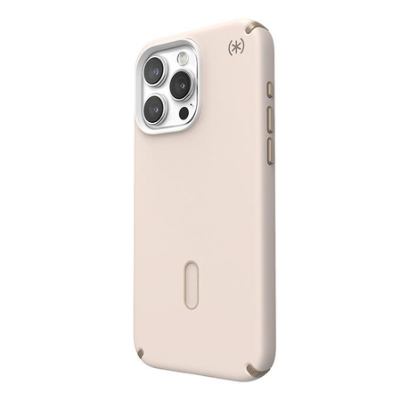 Speck Presidio2 Pro ClickLock & MagSafe - Coque pour iPhone 15 Pro Max (Bleached Bone / Heirloom Gold / Hazel Brown)