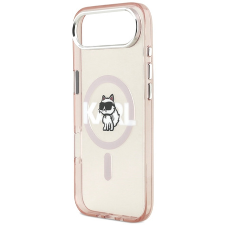 Karl Lagerfeld IML Choupette Sketch Logo MagSafe - Case iPhone Air (pink)