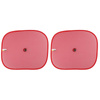 Dunlop - Sun visor for car side windows 36x44 cm 2 pcs (red)