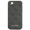 Guess 4G Metal Gold Logo - Case iPhone SE 2022 / SE 2020 / 8 / 7 (gray)