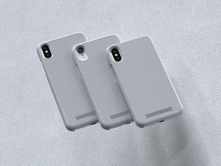 Nordic Elements Original Idun - Material Case for iPhone Xs Max (Light Grey)