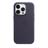Apple Leather Case - Bőr tok MagSafe-talppal iPhone 14 Pro készülékhez (tinta)