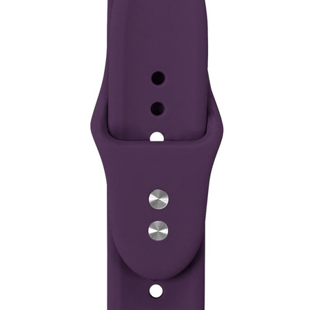 Crong Liquid - Řemínek pro Apple Watch 38/40/41/42 mm (švestka)