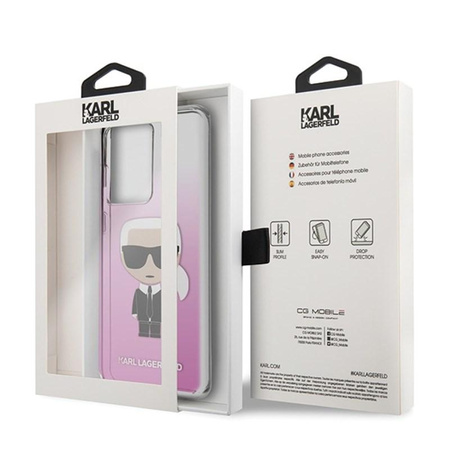 Karl Lagerfeld Ikonik - Samsung Galaxy S20 Ultra Case (pink)