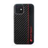 Audi Carbon Fiber Stripe - pouzdro pro iPhone 11 (černé)