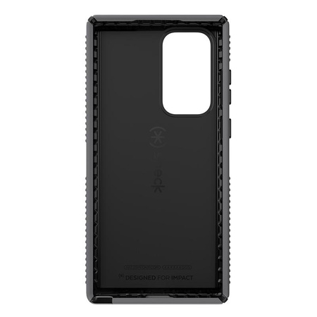 Speck Presidio2 Grip - Samsung Galaxy S22 Ultra Case with MICROBAN Coating (Graphite Grey/Black)