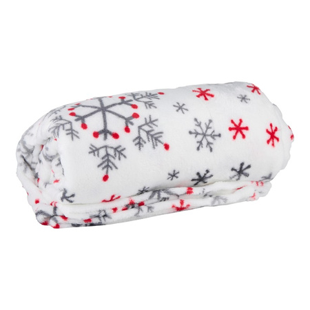 Arti Casa - Flanell-Weihnachtsdecke 150x200 cm (Weiß)