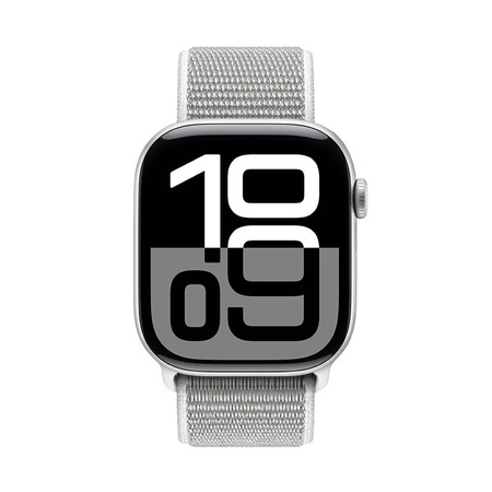 Crong Nylon - Sport Band for Apple Watch 38/40/41/42 mm (Silver Gray)