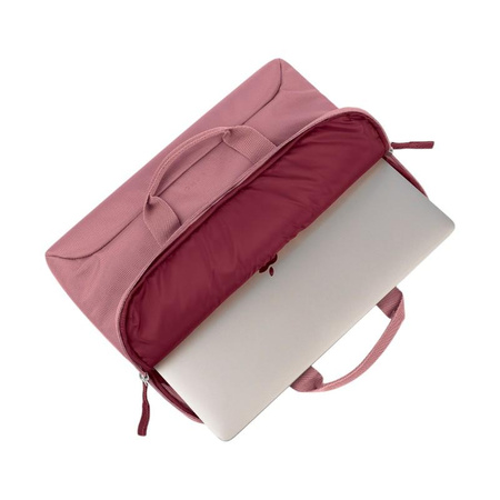 Tucano Smilza Super Slim Bag - Bag for MacBook Pro 14” / Air 15” / Pro 13” / Air / Notebook 14” / 13” (Pink)