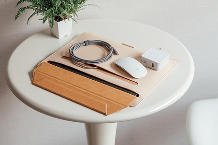 Moshi Muse 14" 3 az 1-ben Slim - MacBook Pro 14" borító (M4/M3/M2/M1/2024-2021) (Seashell White)