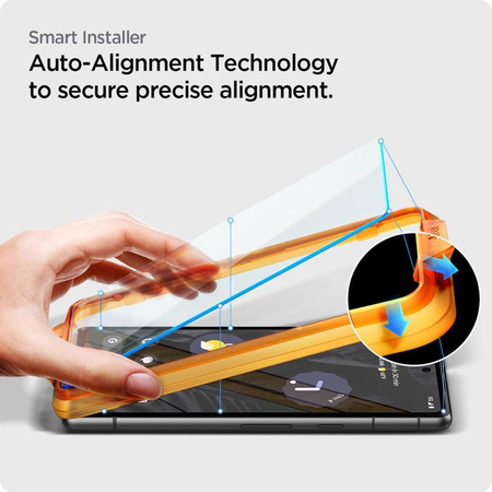 Spigen Alm Glas.TR 2-Pack - Tvrzené sklo pro Google Pixel 7A (2 kusy.) (Transparentní)