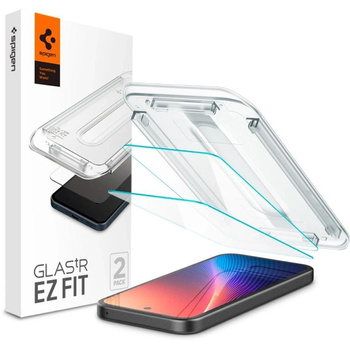 Spigen Glas.TR EZ FIT 2er-Pack - Gehärtetes Glas für Google Pixel 9a (2 Stück)