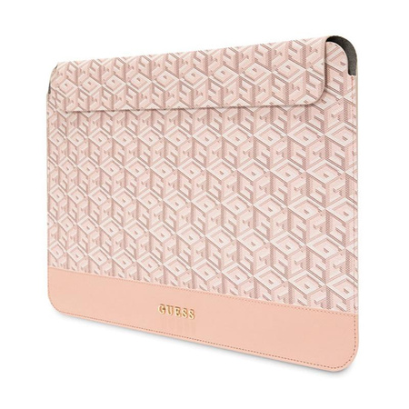 Guess GCube Stripes Computer Sleeve - 14" Notebooktasche (Pink)
