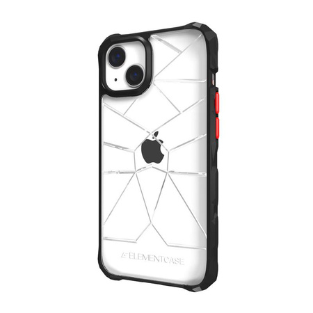 Element Case Special Ops X5 - Étui blindé pour iPhone 14 (Mil-Spec Drop Protection) (transparent/noir)