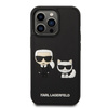 Karl Lagerfeld Ikonik 3D Karl & Choupette - iPhone 14 Pro tok (fekete)
