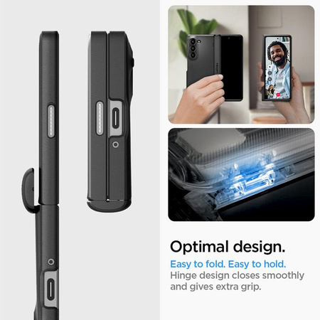 Spigen Slim Armor Pro - Etui pour Samsung Galaxy Z Fold 6 (Noir)