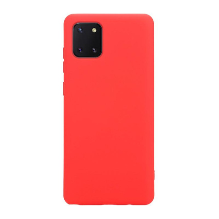 Crong Color Cover - Etui Samsung Galaxy Note 10 Lite (czerwony)