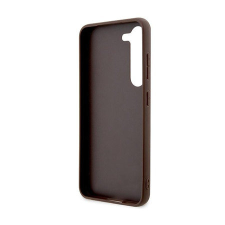 Guess 4G Metal Gold Logo - Etui Samsung Galaxy S24+ (marron)