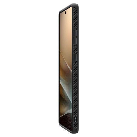 Spigen Liquid Air - tok Samsung Galaxy S25 Ultra (matt fekete)