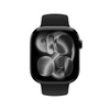 Crong Liquid - Bracelet pour Apple Watch 38/40/41/42 mm (noir)