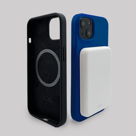 PURO Slim PowerMag Power Bank - 4000 mAh MagSafe induction power bank (blanc)