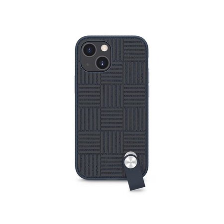Moshi Altra - Tasche mit abnehmbarem Schlüsselband iPhone 13 mini (antibakterielles NanoShield™) (Blau)