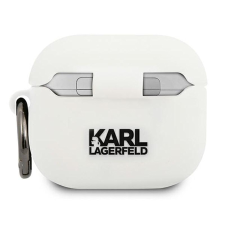 Karl Lagerfeld Choupette 3D - Étui Apple Airpods 3 (blanc)